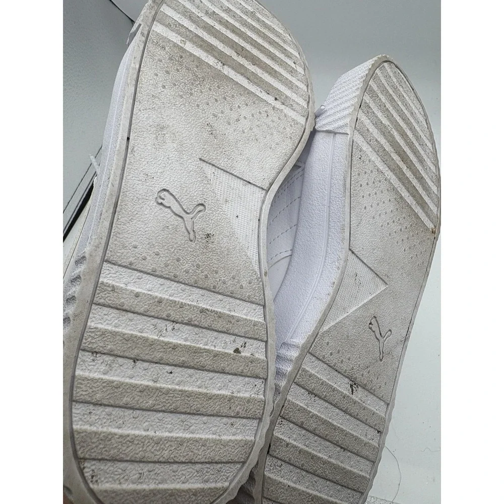 PUMA Shoes Womens Size 8.5 White SoftFoam+ Low Top Walking Sneakers Comfort